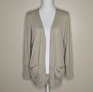 Autumn Cashmere Metallic Cardigan Sweater